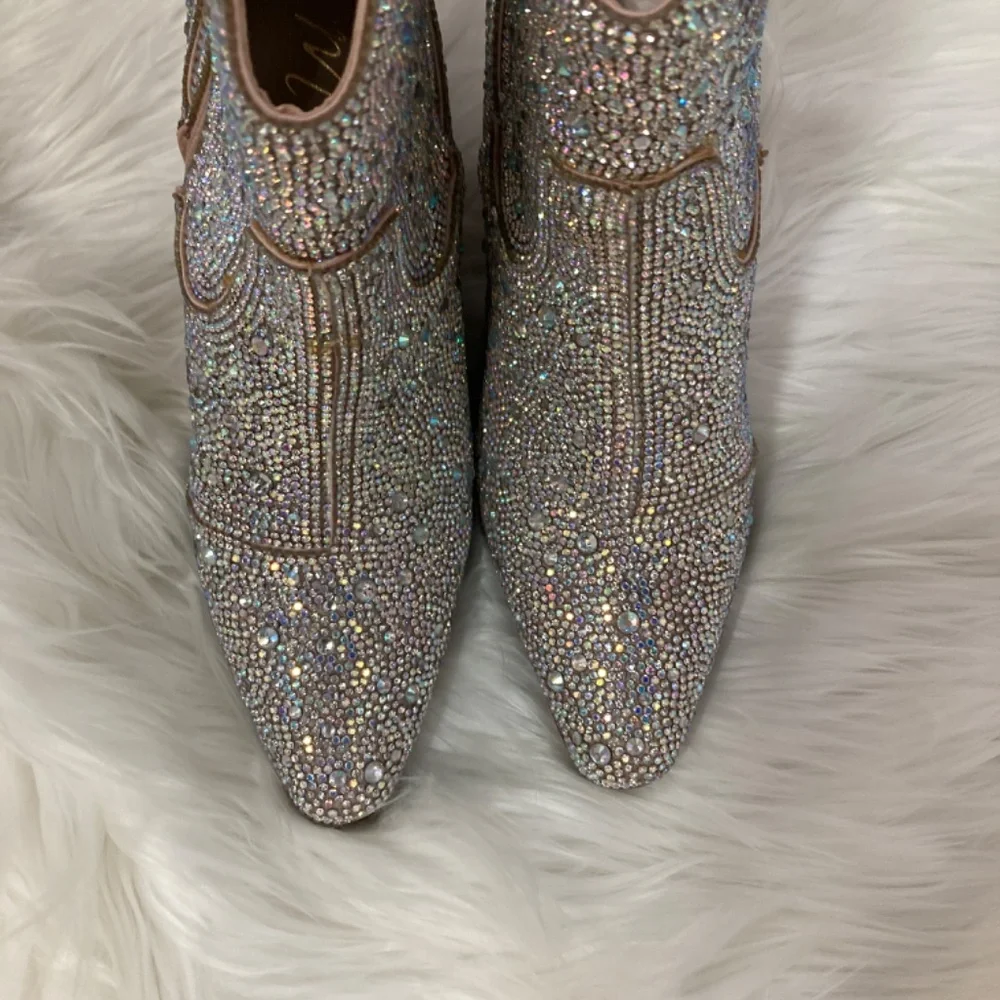 Matisse - Harlow Western Ankle Boot Womens‎ Size 6, 6.5  Rhinestone NIBWT - Picture 4 of 5